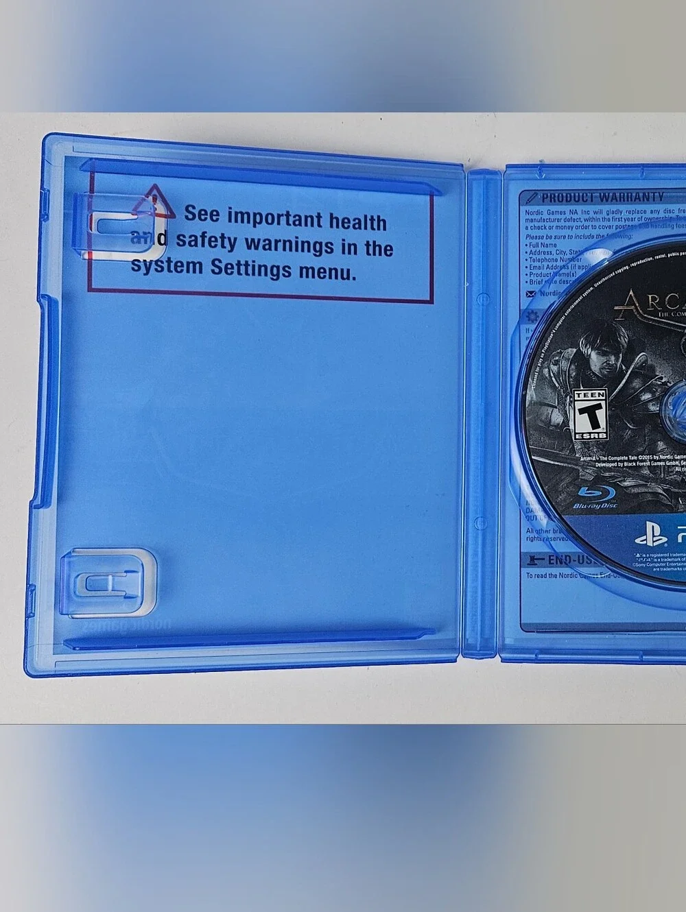 ArcaniA: The Complete Tale PS4 Game - Blue Case